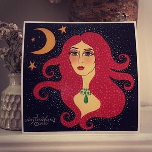 Original Art Print “Fire Moon Goddess”